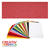 Filzplatte, 75x50cm, 1 St. Rot meliert - Rot meliert