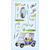 NEU SOFTY 3-D Sticker / Aufkleber, Golf, 1 Bogen