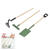 Hobbyfun Mini Gartenwerkzeug-Set, 9cm, 3 tlg. - Mini Gartenwerkzeug Set