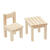 NEU Miniatur-Stuhl-Tisch-Set, Gre 3 x 3 x 5,5 cm