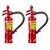 NEU Miniatur Feuerlscher fr Wichtel / Geldgeschenke, ca. 3,5 cm, 2 Stck