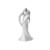 Figur: Hochzeitspaar modern, 10 cm, weiß - Paar Modern, Weiß, 10 cm