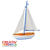 Miniatur- Segelboot, Länge 7 x 11cm - Mini Segelschiff, 7 x 11 cm