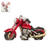 Hobbyfun Miniatur-Motorrad, Rot, ca. 8cm - Mini Motorrad, ca. 8 cm