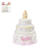 Hobbyfun Mini Baby-Girl Torte, rosa, ca.4,5cm - Torte Rosa, Polyresin