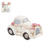 Hobbyfun Mini Hochzeitsauto vintage, ca. 5cm - Hochzeitsauto, 5 cm