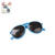 Hobbyfun Miniatur Sonnenbrille, ca. 3cm, blau - Mini Sonnenbrille Blau, 3 cm, Polyresin