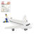 Hobbyfun Miniatur Flugzeug, ca. 10cm, weiß - Mini Jumbojet, 10 cm