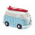 NEU Miniatur-Camping-Bus mit Surfbrett, Gre ca. 4,5 cm