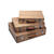 Holzmalkoffer, klar lackiert, ca. 50 x 40 x 12cm