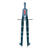 Schnellverstellzirkel mit Tasten, � 370mm, denim - Denim