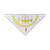 NEU Geo-Dreieck 22cm Griff klar - klar, 22 cm, mit Griff