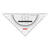 Geodreieck 16cm, mit Griff, bruchsicher, onyx - Onyx