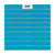 NEU Krepp-Papier farbfest, 50 x 250 cm, 32 g/qm, 10 Rollen, Wasserblau - Wasserblau