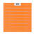 NEU Krepp-Papier farbfest, 50 x 250 cm, 32 g/qm, 10 Rollen, Mandarine - Mandarine