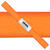 NEU Krepp-Papier farbfest, 50 x 250 cm, 32 g/qm, 1 Rolle, Mandarine - Mandarine