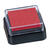 NEU Stempelkissen Mini, 3 x 3 cm, auf l/Wasser-Basis, Rot - Rot
