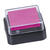 NEU Stempelkissen Mini, 3 x 3 cm, auf l/Wasser-Basis, Pink - Pink