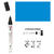 Kreul Glas & Porzellan Pen Classic / Deckend, Porzellanmalstift Hellblau, 2-4 mm - Hellblau, 2-4 mm