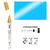 NEU Glas & Porzellan Pen / Porzellanmalstift, 2-4 mm, Metallic Blau - Blau