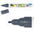 NEU Kreul Triton Acrylic Marker / Acrylstift, Medium 1-3 mm, Graphite - Graphite