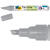 Triton Acrylic Paint Marker 1-4 mm, Silber - Silber
