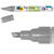 NEU Kreul Triton Acrylic Marker / Acrylstift, Edge 1-4 mm, Neutralgrau - Neutralgrau
