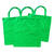 Sparpack, Baumwolltasche, Hellgrn, 60 Stck