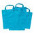 Sparpack, Baumwolltasche Hellblau, 60 Stck
