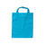 Baumwolltasche 22x26 cm, Hellblau