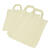 Sparpack Baumwolltasche 22x26 cm, Natur, 12 Stk.