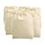 Sparpack, Baumwollbeutel 17x20cm, Natur, 12 St - 12 Stck