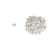 Watte-Kugeln, Wei, 11mm, 100 Stk. im Beutel - : 11mm, 100 Stck