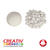 Watte-Kugeln, Wei, 60mm, 4 Stk. im Beutel - : 60mm, 4 Stck