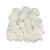 Pompons im Beutel, 100 Stk., 10-45mm, Wei�