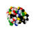 Pompons im Beutel, 50 Stk., 20-30mm, 2-farbig Bild 2