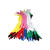 Chenilledraht / Pfeifenputzer / Biegeplsch 14mm x 50cm 100 Stck Bunt