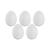 Watte-Eier, Wei�, 48mm, 5 Stk. im Beutel - 48 mm, 5 St�ck