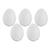 Watte-Eier, Wei�, 55mm, 5 Stk. im Beutel - 55mm, 5 St�ck