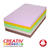 Moosgummi / Schaumstoffplatten Sortiment 3 fr vielfltige Bastelarbeiten, 29 x 20cm, 50Stk., Bunt - Sortierung bunt, 50 Bogen