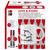 SALE Porzellan & Glas Stifte Set, LOVE & KISSES