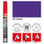 SALE Marabu Porzellan & Glas Stift, 0,8mm, Violett - Violett
