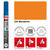 Marabu Porzellan & Glas Stift, 1-2mm Mandarine - Mandarine