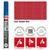 SALE Marabu Porzellan & Glas Stift, Glitter-Rot - Glitter-Rot