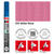 Marabu Porzellan & Glas Stift, Glitter-Rosa - Glitter-Rosa
