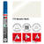 SALE Marabu Porzellan & Glas Stift, Metallic-Wei - Metallic-Wei