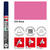 SALE Marabu Porzellan & Glas Stift, 1-2,5mm, Rosa