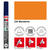 SALE Marabu Porzellan & Glas Stift 1-2,5 Mandarine - Mandarine