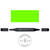 Marabu Sketch Marker Graphix, Lichtgrün - Lichtgrün