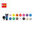NEU Marabu Kids Little Artist Mal- und Bastelfarbe, 12er Set, 12x 36 ml Bild 2